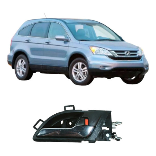 Maçaneta Dianteira Direita Honda Cr-v 2011 2.0 Original Preto Dianteira