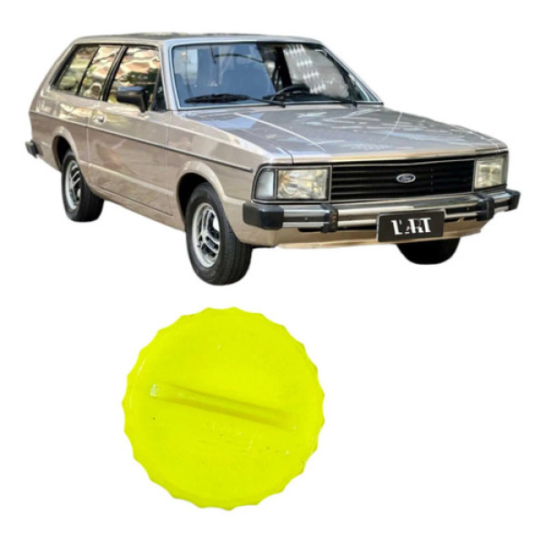 Tampa Reservatório Partida Frio Ford Belina Ii 1984 1.6 2p Amarelo