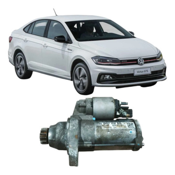 Motor De Partida Volkswagen Virtus 2020 1.6 02m911021j