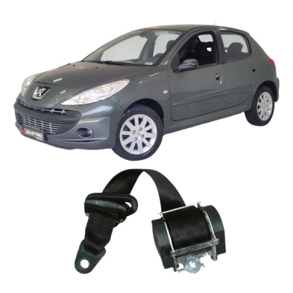 Cinto Segurança Traseiro Esquerdo Peugeot 207 2009 Original