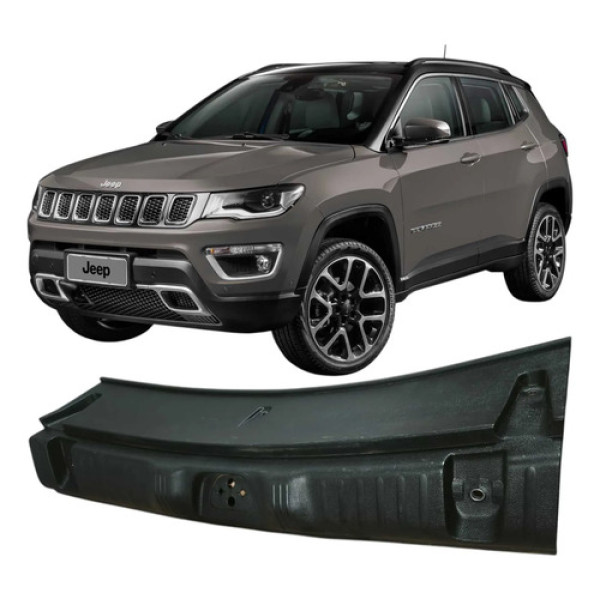 Moldura Soleira Porta Malas Jeep Compass 2020 53233714 Cinza
