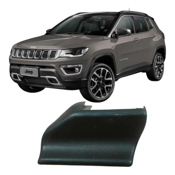 Moldura Banco Dianteiro Direito Jeep Compass 2020 L0388308aa Cinza