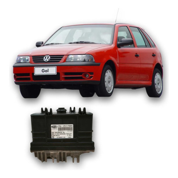 Módulo Injeção Volkswagen Gol 2000 Original 1.0 Iaw1avi70ba