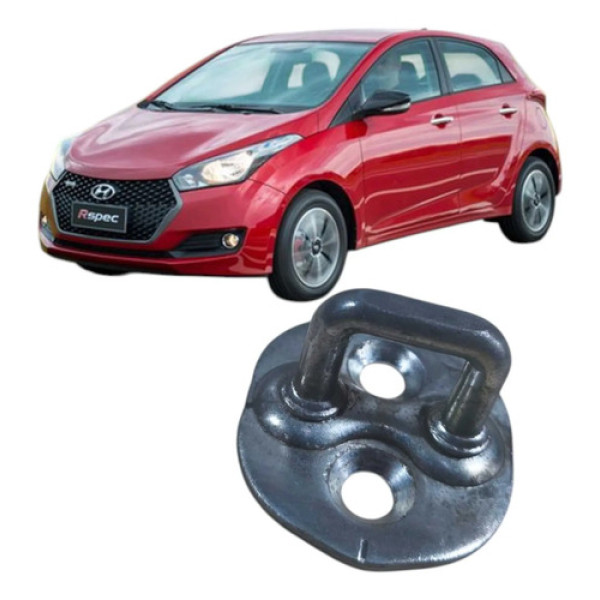 Batente Trava Fechadura Traseiro Esquerdo Hyundai Hb20 2017 Cinza