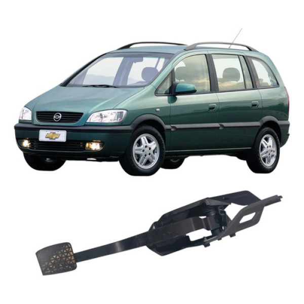 Pedal De Freio Chevrolet Zafira 2.0 4p 2002  90581106 Preto