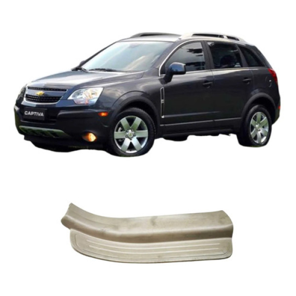 Soleira Porta Traseira Direita Chevrolet Captiva 2011 Creme