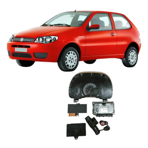 Kit Code Módulo Injeção Fiat Palio 2013 1.0 55251991
