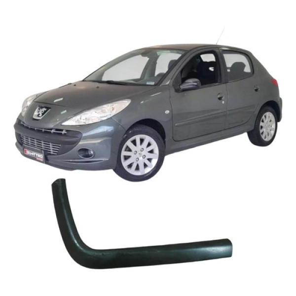 Friso Calha Chuva Dianteira Peugeot 207 2009 1.4 Original Cinza