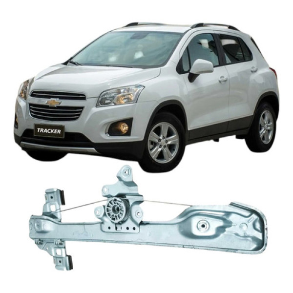 Maquina Vidro Traseira Direita Gm Tracker 2015 1.8 Original