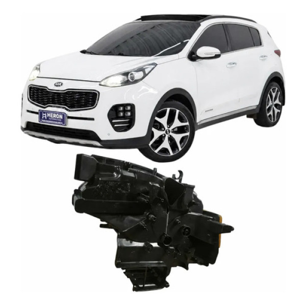 Acabamento Painel Evaporador Kia Sportage 2018 2.0 Original