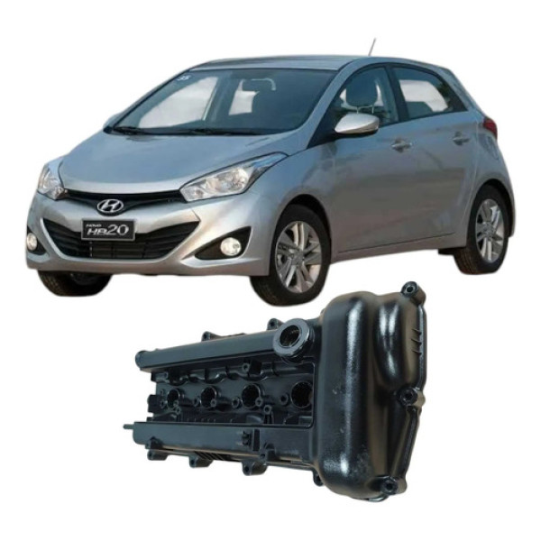 Tampa De Valvula Motor Hyundai Hb20 2013 1.6 4c Original Preto