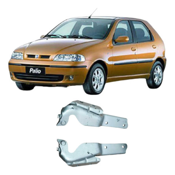 Par Dobradiça Capo Fiat Palio 2003 1.0 4p Original 