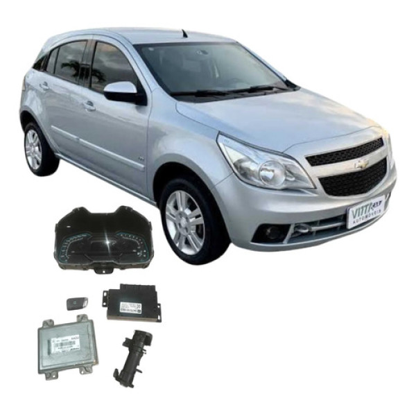 Kit Code Injeção Modulo Gm Agile 2012 1.4 Original 12644006
