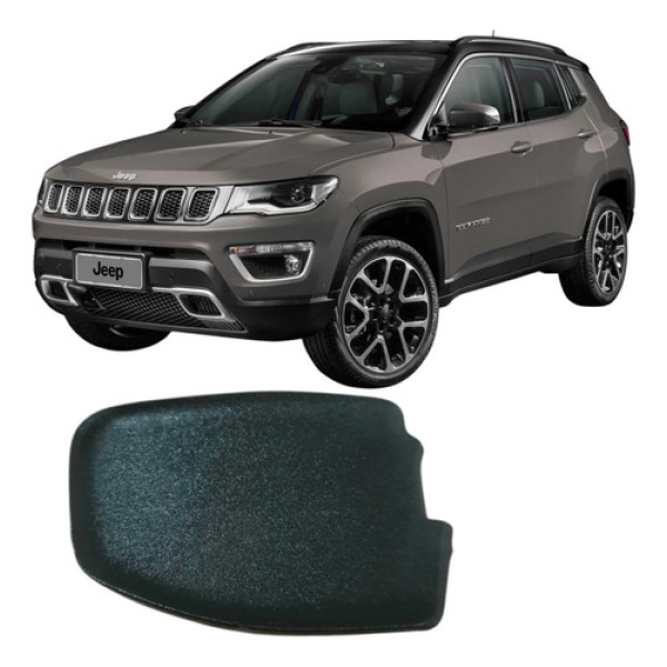 Moldura Maçaneta Interna Direita Jeep Compass 2020 Cinza Dianteira