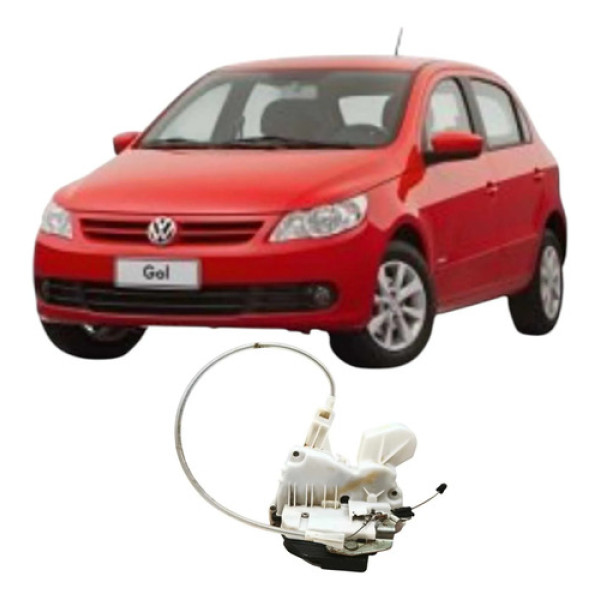 Fechadura Porta Traseira Esquerda Vw Gol 2009 5u4839013