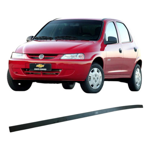 Calha Driso Teto Chevrolet Celta 2004 1.0 Original Preto