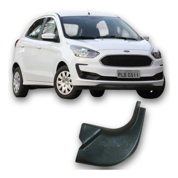 Soleira Dianteiro Acabamento Direito Ford Ka 1.0 2021 Orig Preto