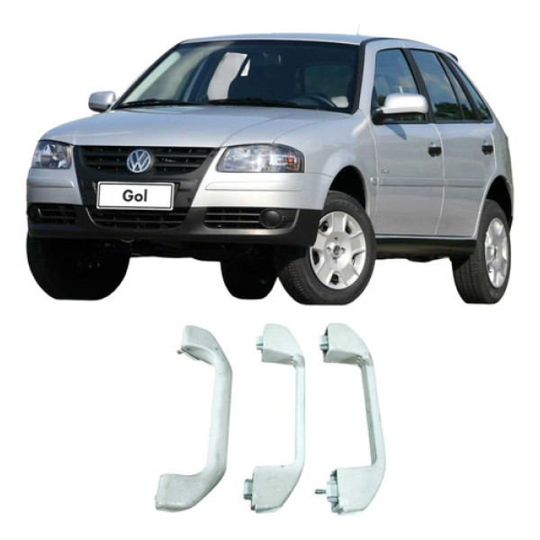 Kit Alça Apoio Braço Volkswagen Gol 2006 1.0 Original