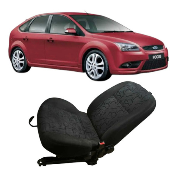 Banco Dianteiro Direito Ford Focus 2008 1.6 Original  Cinza-escuro