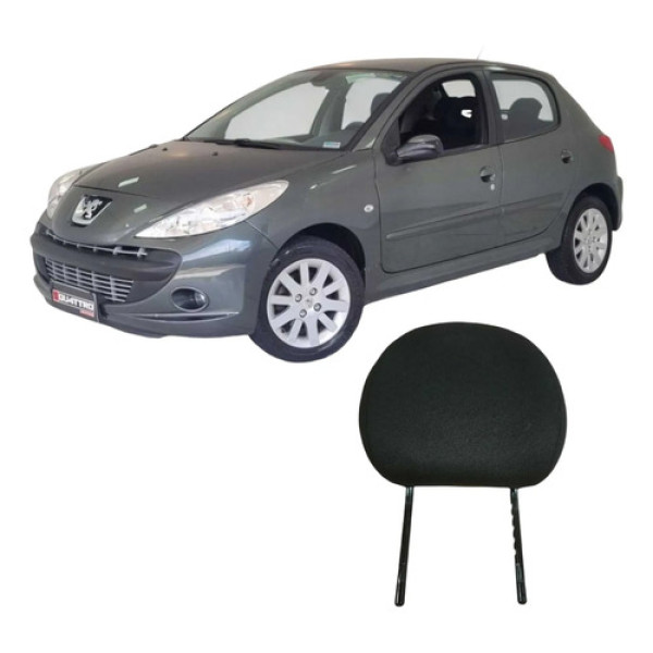 Encosto Cabeça Dianteiro Peugeot 207 2009 1.4 Original Preto