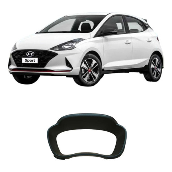 Moldura Painel Instrumento Hyundai Hb20 2021 84831r1000 Preto