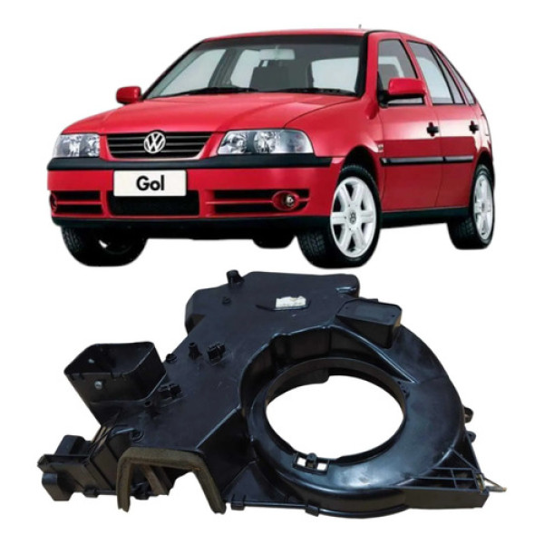 Suporte Eletroventiladot Ar Volkswagen Gol 2005 1.0 7676582 Preto