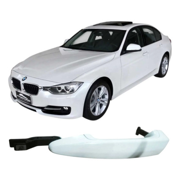 Maçaneta Porta Traseira Esquerda Bmw 320i 2.0 Original Branco Traseira