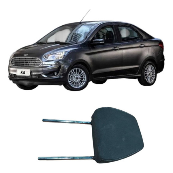 Encosto Cabeça Dianteiro Ford Ka 2019 1.5 3c Original Preto