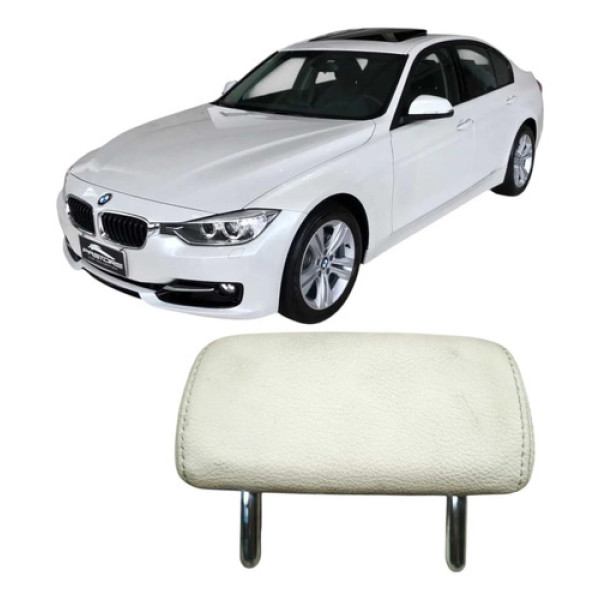 Encosto Cabeça Traseiro Esquerdo Bmw 320i 2.0 Original Branco