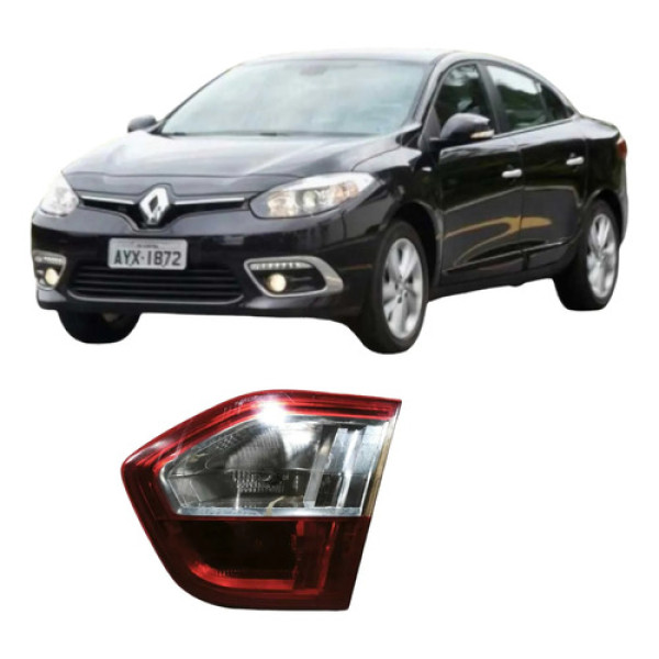 Lanterna Tampa Traseira Direita  Fluence 2014 265500038r Direito/passageiro Vermelho