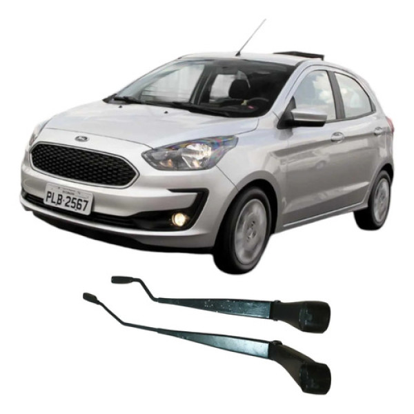 Par Limpador Dianteiro Ford Ka 2015 1.0 3c E3b5-17c495-ab Esquerdo