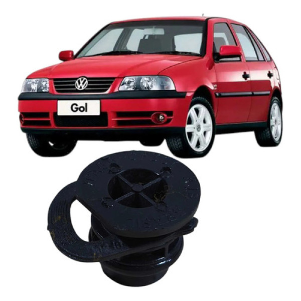Tampão Com Trava Cavalete Água Volkswagen Gol 1.6 4c 2005 Preto