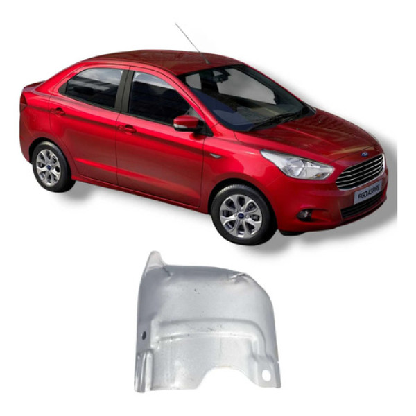 Defletor Calor Escape Ford Ka 1.0 3c 2018-2021 Cv219n454 Prateado