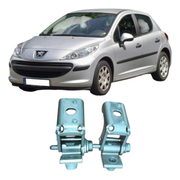 Par Dobradiça Traseira Esquerda Peugeot 207 1.4 Original