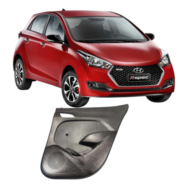 Forro Porta Traseira Direita Hyundai Hb20 1.0 3c 2017-2020 Cinza