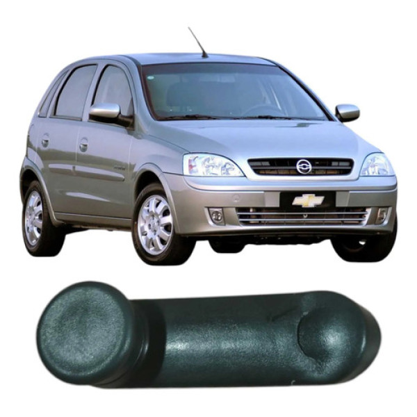 Manivela Maquina Vidro Chevrolet Corsa 2006 1.0 Original Preto
