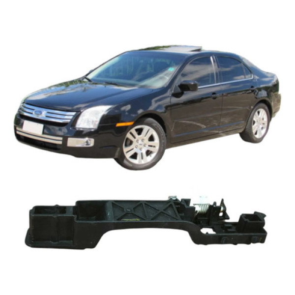 Suporte Maçaneta Traseira Direita Ford Fusion 47224111 Preto Traseira
