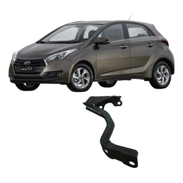 Dobradiça Direita Capo Hyundai Hb20 2016 1.0 3c Original