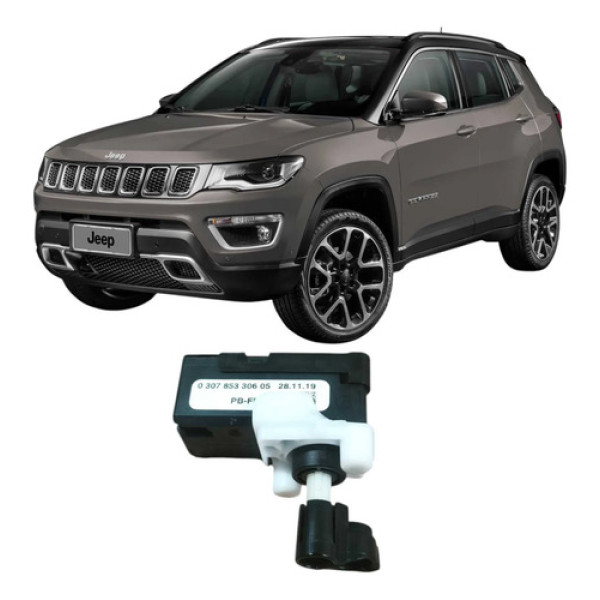 Motor Regulagem Farol Esquerdo Jeep Compass 2020 03078533060