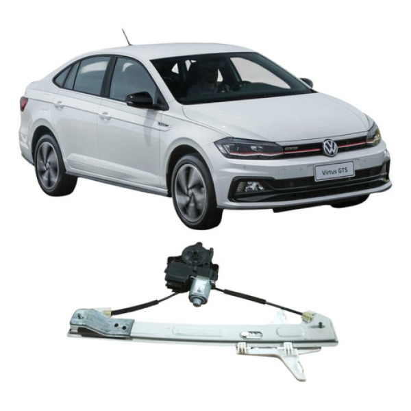 Maquina Vidro Dianteira Direita Vw Virtus 2020 Original
