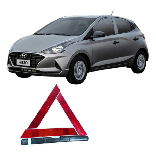 Triângulo De Sinalização Para Hyundai Hb20