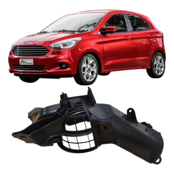 Acabamento Caixa Ar Ac Ford Ka 2015 Vpbe2h18 Original Preto