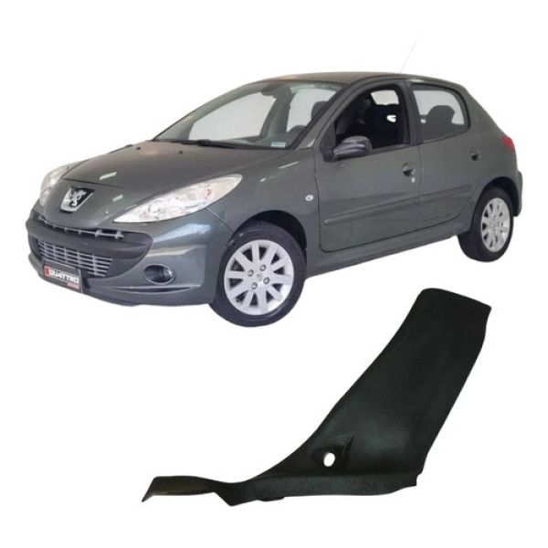 Soleira Traseira Direita Peugeot 207 2009 1.4 Original Cinza
