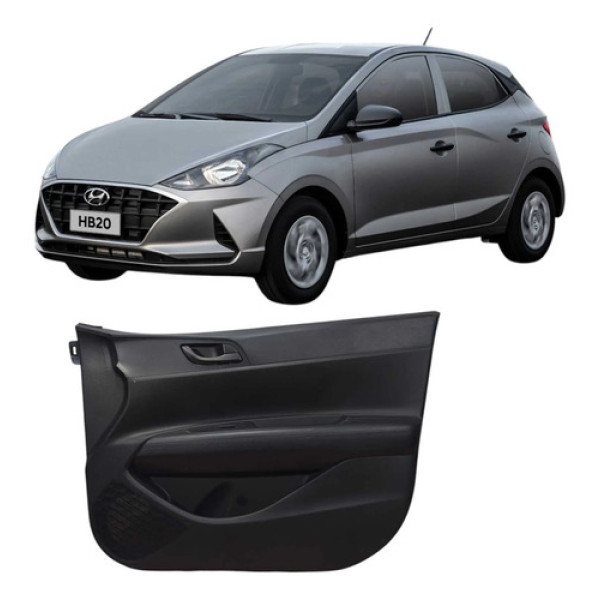 Forro Porta Dianteira Direita Hb20 2020 82380r1000 Preto