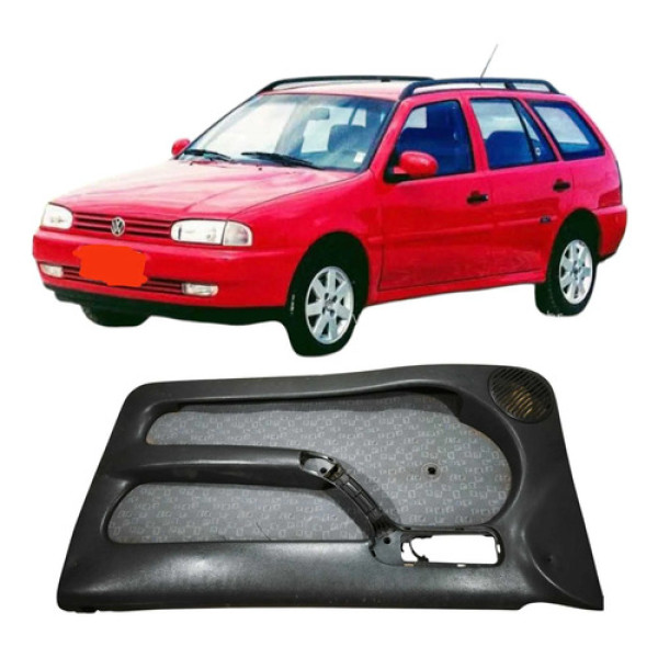 Forro Porta Dianteira Direita Vw Parati 1998 1.8 9848912 Preto