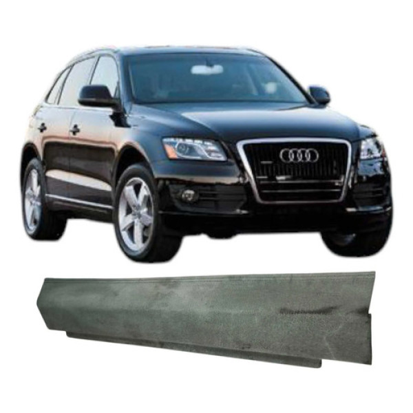 Acabamento Soleira Traseira Esquerda Audi Q5 2012 Original Preto
