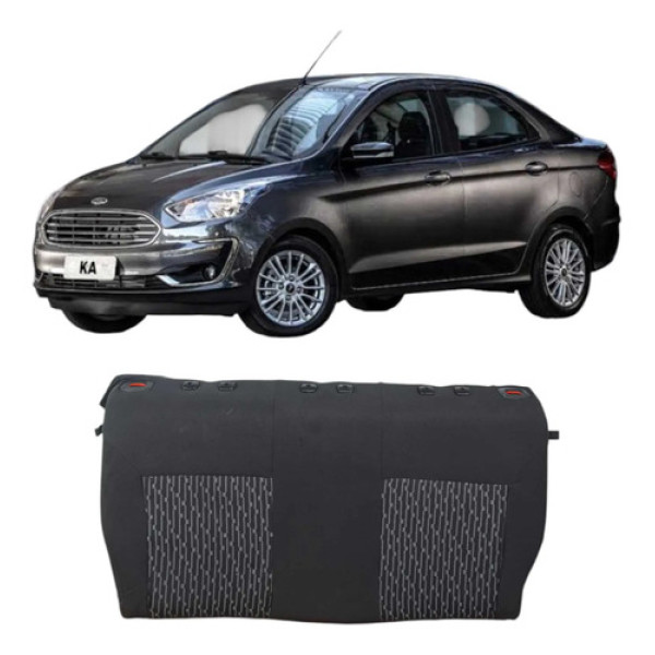 Encosto Banco Traseiro Ford Ka 2019 1.5 3c Original Preto