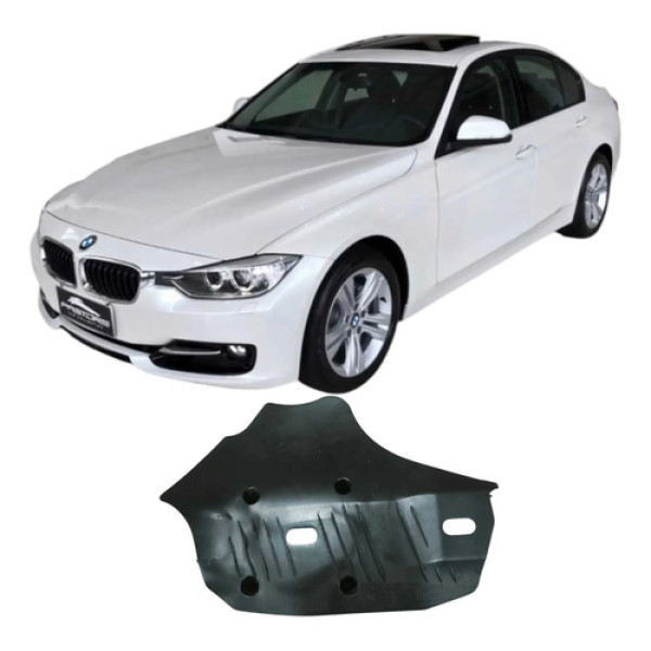 Proteçao Bandeja Traseira Direita Bmw 320i 2015 2.0 Original Branco Preto