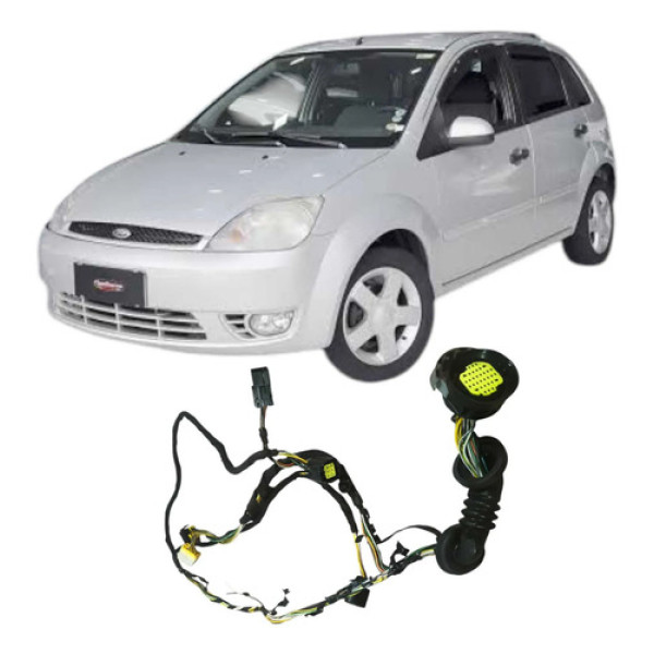 Chicote Porta Dianteira Direita Ford Fiesta 2005 1.0 Orig