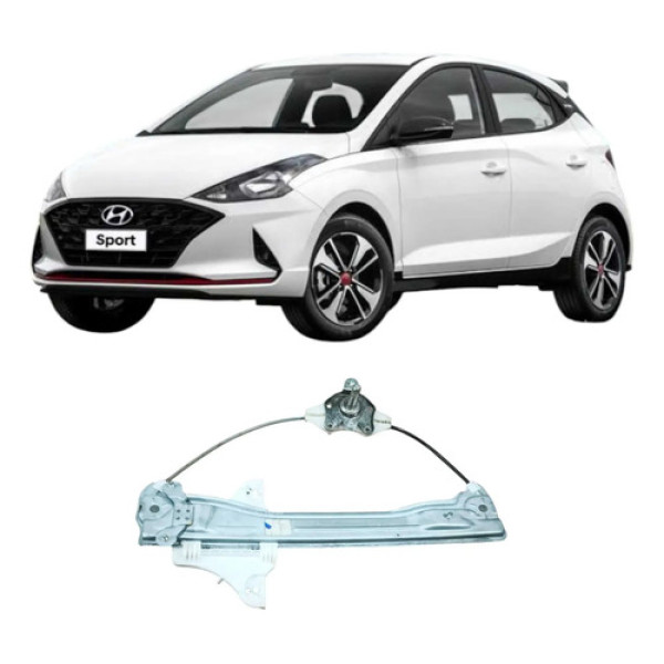 Maquina Vidro Traseira Esquerda Hyundai Hb20 2021 Original